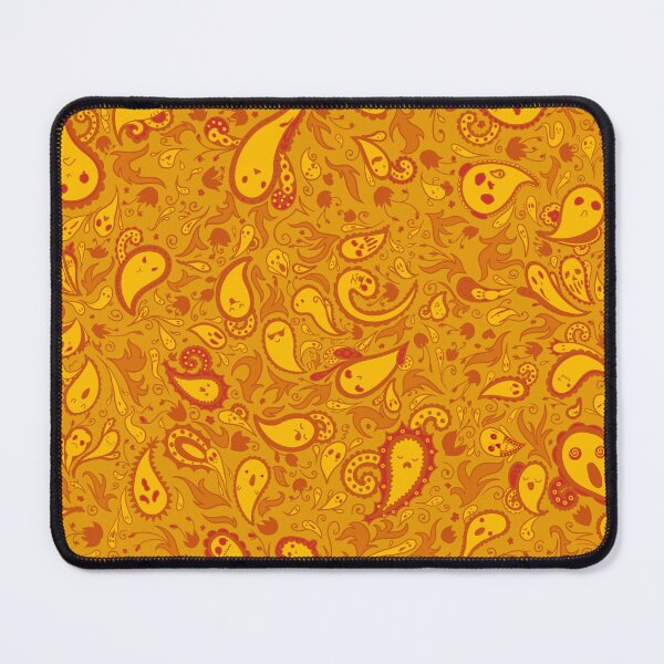 Item preview, Paisley Ghosts in Saffron designed and sold by rikkuriffic.