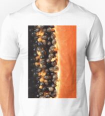 Papaya fruit halved macro Unisex T-Shirt