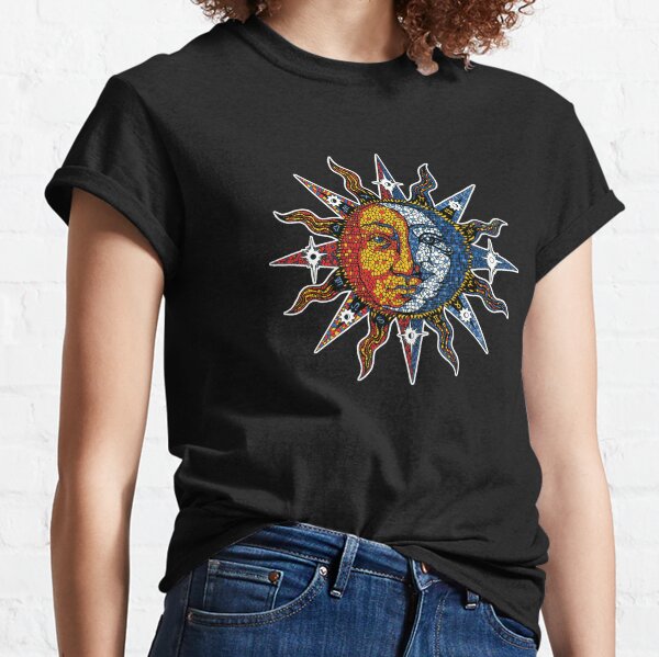 Celestial Mosaic Sun/Moon T-shirt classique