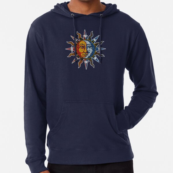 Celestial Mosaic Sun/Moon Lightweight Hoodie