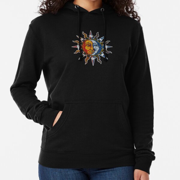 Celestial Mosaic Sun/Moon Lightweight Hoodie