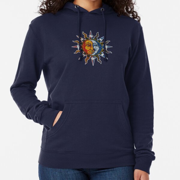 Celestial Mosaic Sun/Moon Lightweight Hoodie
