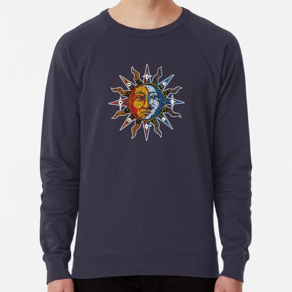 Celestial Mosaic Sun/Moon Lightweight Sweatshirt