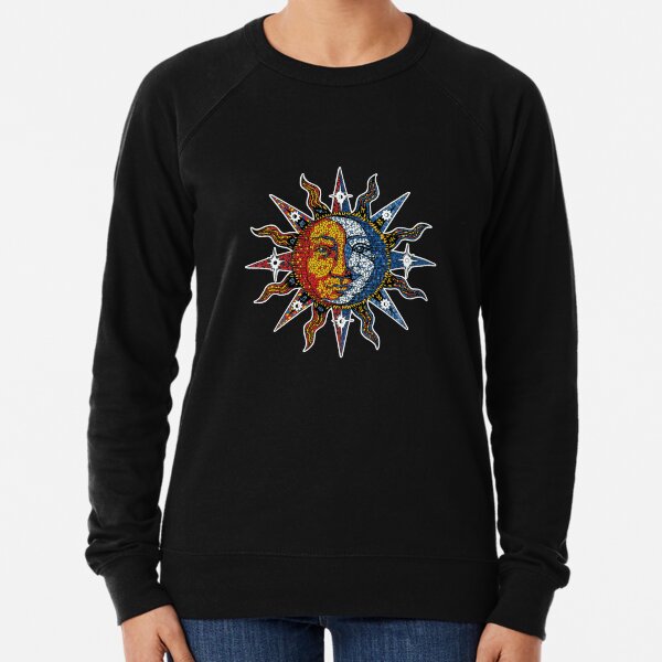 Celestial Mosaic Sun/Moon Lightweight Sweatshirt