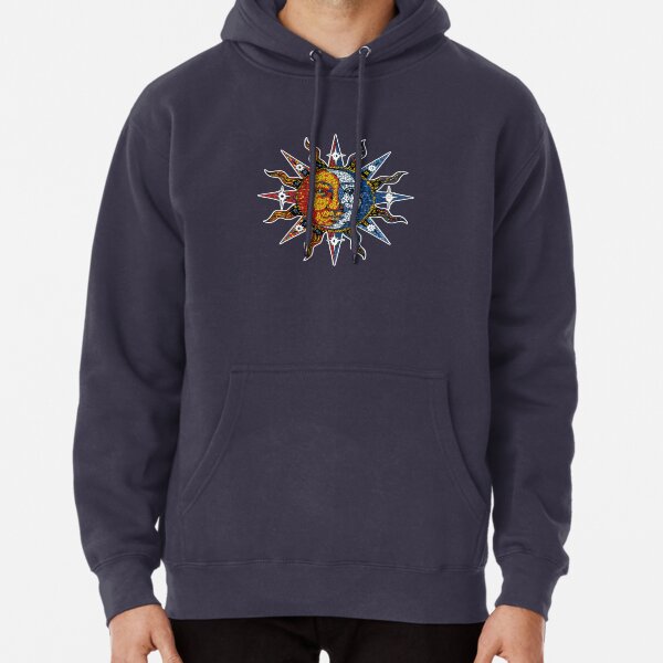 Celestial Mosaic Sun/Moon Pullover Hoodie