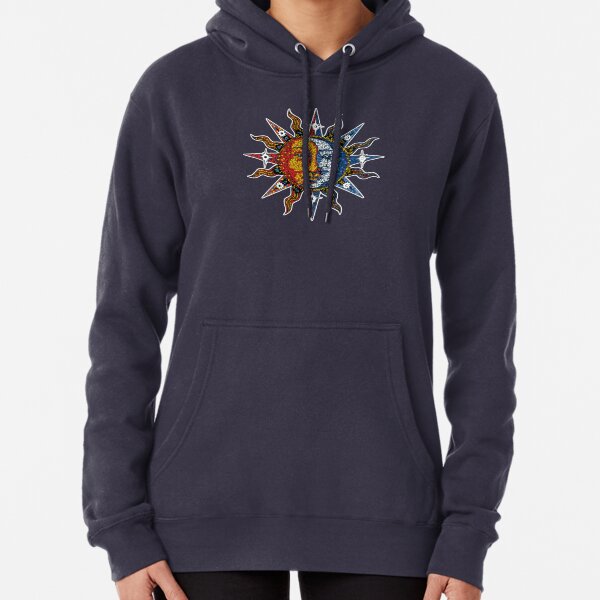 Celestial Mosaic Sun/Moon Pullover Hoodie