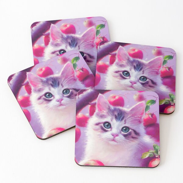 Item preview, Enchanted Orchard Kitty designed and sold by nicolelilyart.