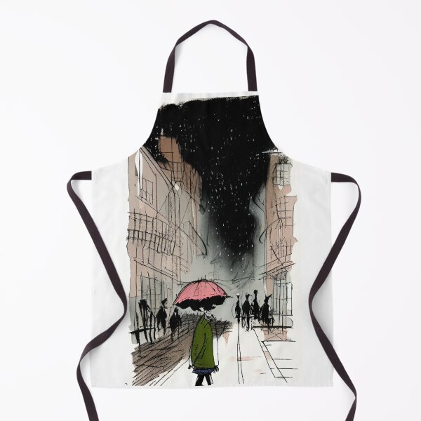 Item preview, A man walking with an umbrella designed and sold by optimusprime39.