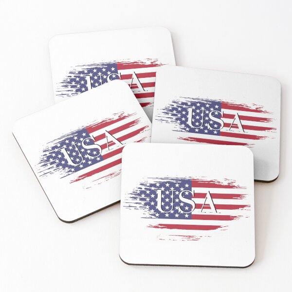 Item preview, USA with distressed American flag  designed and sold by AmericaFreedom.