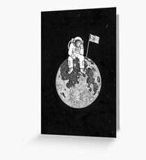 Lonely astronaut. Greeting Card