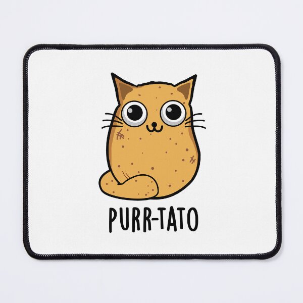 Item preview, Purr-tato Funny Cat Potato Puns designed and sold by punnybone.