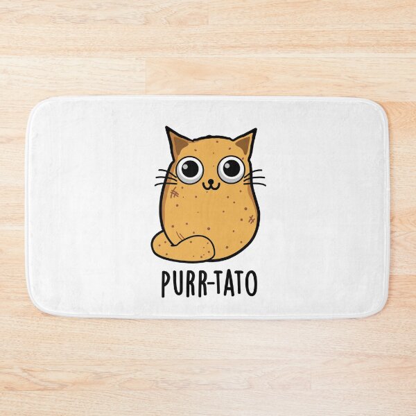 Item preview, Purr-tato Funny Cat Potato Puns  designed and sold by punnybone.