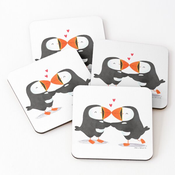 Item preview, Puffins in Love designed and sold by julianamotzko.