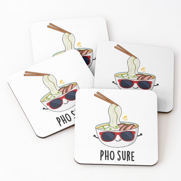 Item preview, Pho Sure Funny Pho Soup Noodle Puns  designed and sold by punnybone.