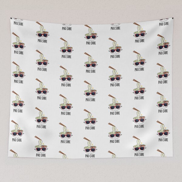 Item preview, Pho Sure Funny Pho Soup Noodle Puns  designed and sold by punnybone.