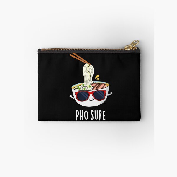 Item preview, Pho Sure Funny Pho Soup Noodle Puns (Dark BG) designed and sold by punnybone.