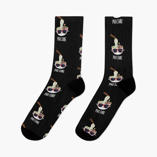 Item preview, Pho Sure Funny Pho Soup Noodle Puns (Dark BG) designed and sold by punnybone.