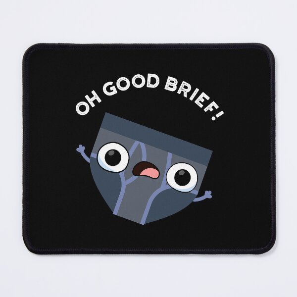 Item preview, Oh Good Brief Funny Underwear Puns (Dark BG) designed and sold by punnybone.