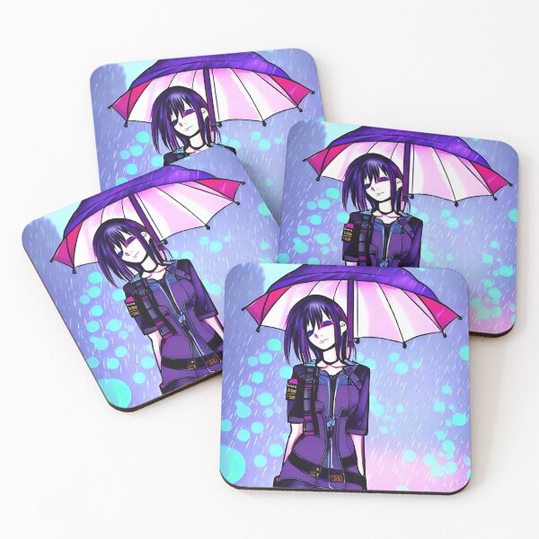 Artikelvorschau, Anime-Mädchen im Regen entworfen und verkauft von Mitrodoros.