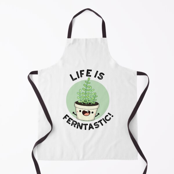 Item preview, Life Is Ferntastic Plant Funny Fern Puns designed and sold by punnybone.