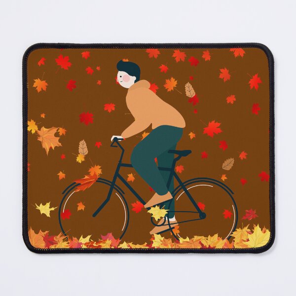 Item preview, Fall Mood Autumn activities cycling designed and sold by YorkStyle.
