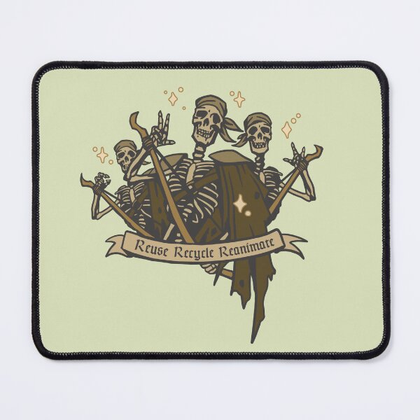 Item preview, Reuse, Recycle, Reanimate - Skeletons Reanimated designed and sold by cavetricorn.