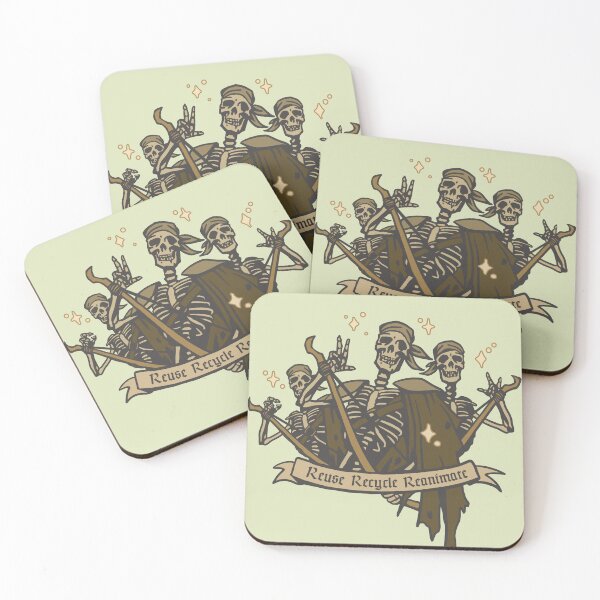 Item preview, Reuse, Recycle, Reanimate - Skeletons Reanimated designed and sold by cavetricorn.