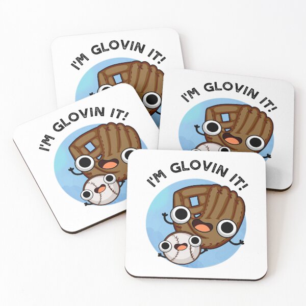Item preview, I'm Glovin It Funny Baseball Puns  designed and sold by punnybone.