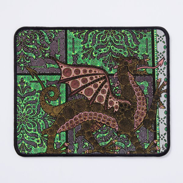 Item preview, Medieval Dragon in Green designed and sold by DrKimsFineArt.