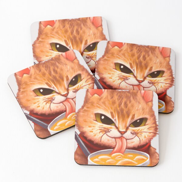 Item preview, Cat Eating Ramen designed and sold by Timegraf.