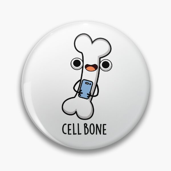 Item preview, Cell Bone Funny Cell Phone Puns  designed and sold by punnybone.