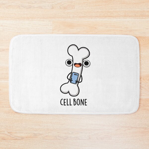 Item preview, Cell Bone Funny Cell Phone Puns  designed and sold by punnybone.