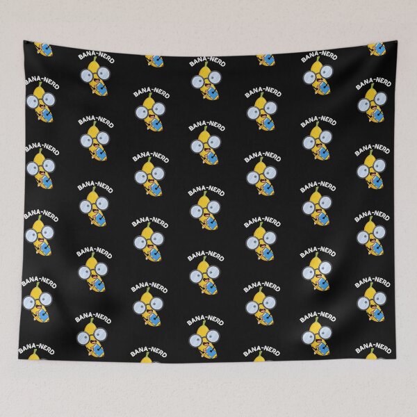 Item preview, Bana-nerd Funny Banana Puns (Dark BG) designed and sold by punnybone.