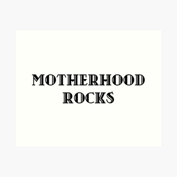 Item preview, MOTHERHOOD ROCKS designed and sold by digital-circus.