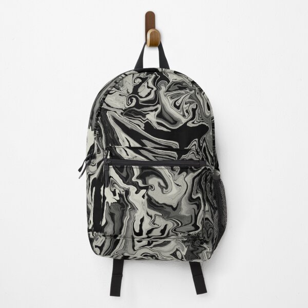 Item preview, Black gray and white warped marbled texture designed and sold by Suziness Designs.