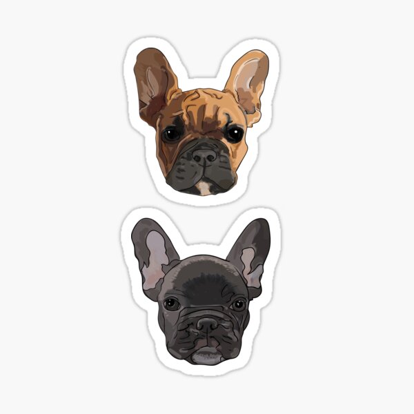 EK Sticko Sticker Fuzzy Frenchie