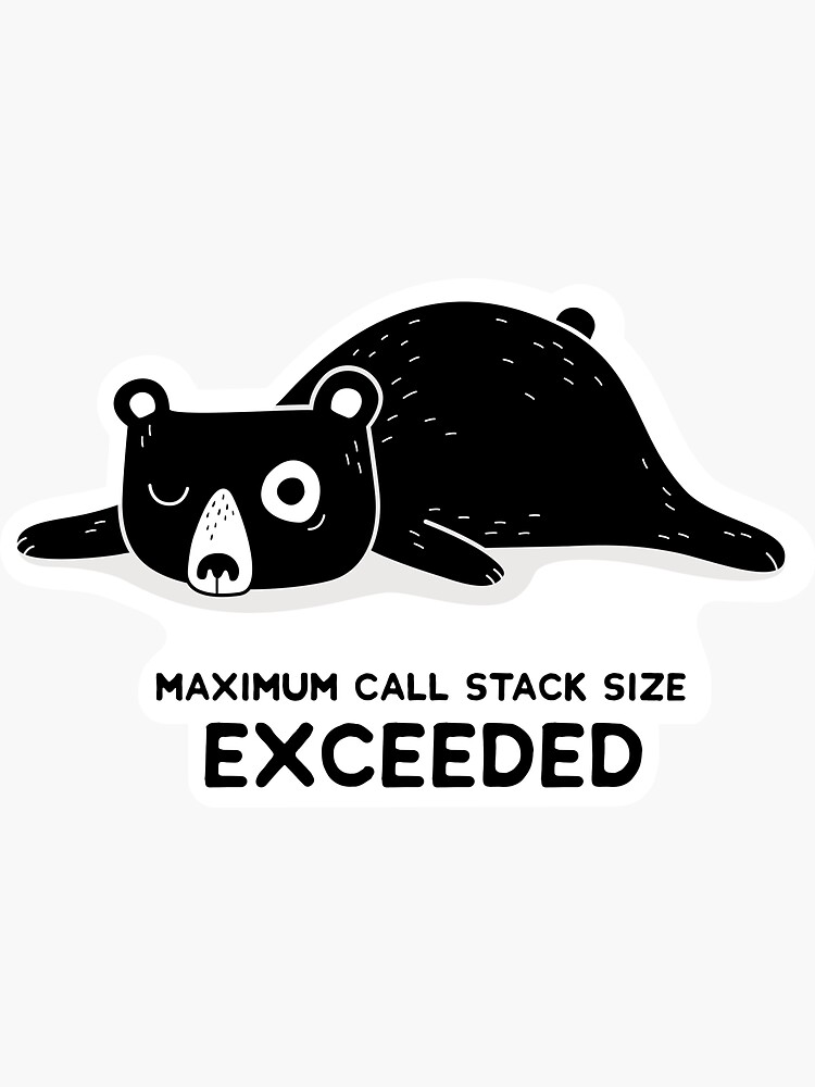 Maximum call stack size exceeded как исправить iphone