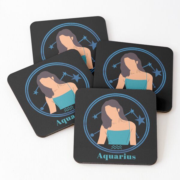 Item preview, Aquarius Woman Circle Design, Blue Version designed and sold by mbuz90.