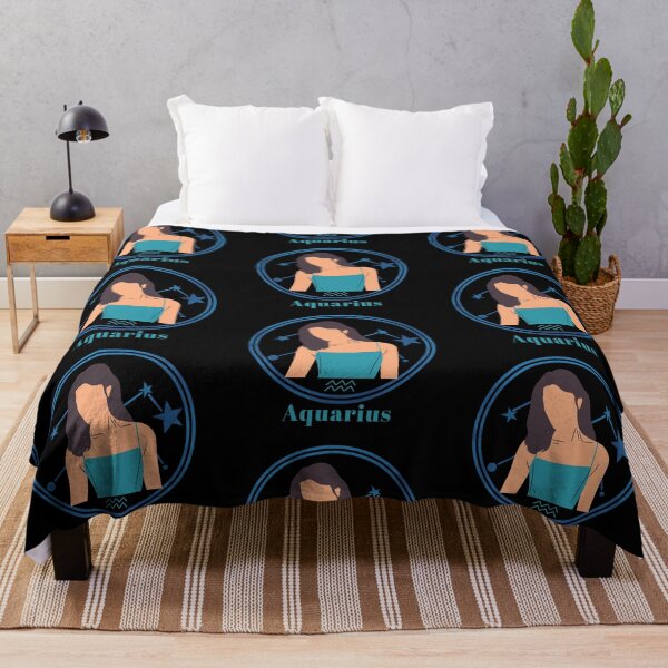 Item preview, Aquarius Woman Circle Design, Blue Version designed and sold by mbuz90.
