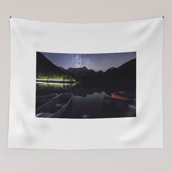 Item preview, Milky way at the lake of Fusine, Italy designed and sold by zakaz86.