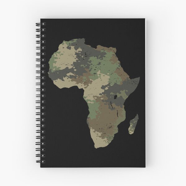 Item preview, Africa Continent Map Camo Pattern African Safari Camouflage designed and sold by d247.