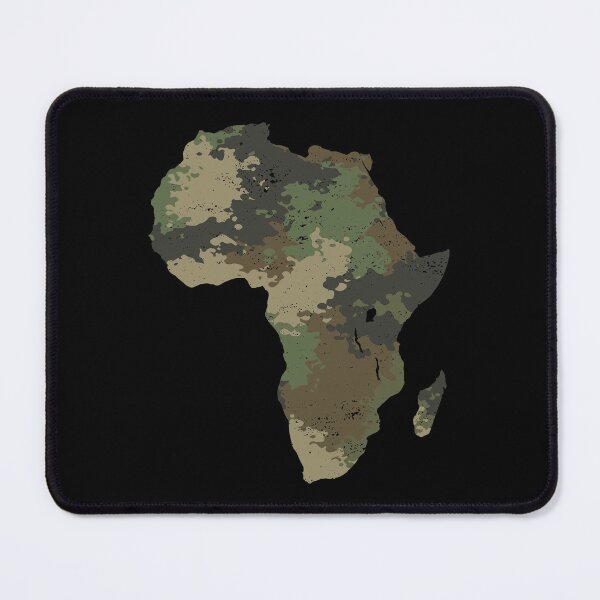 Item preview, Africa Continent Map Camo Pattern African Safari Camouflage designed and sold by d247.