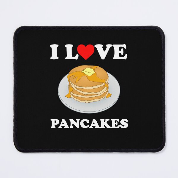 Item preview, I Love Pancakes Funny Red Heart Breakfast Maker Food Served designed and sold by BCreative4U.