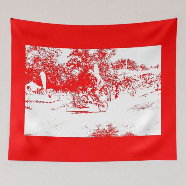 Item preview,   red bmx designed and sold by ricobarinas.
