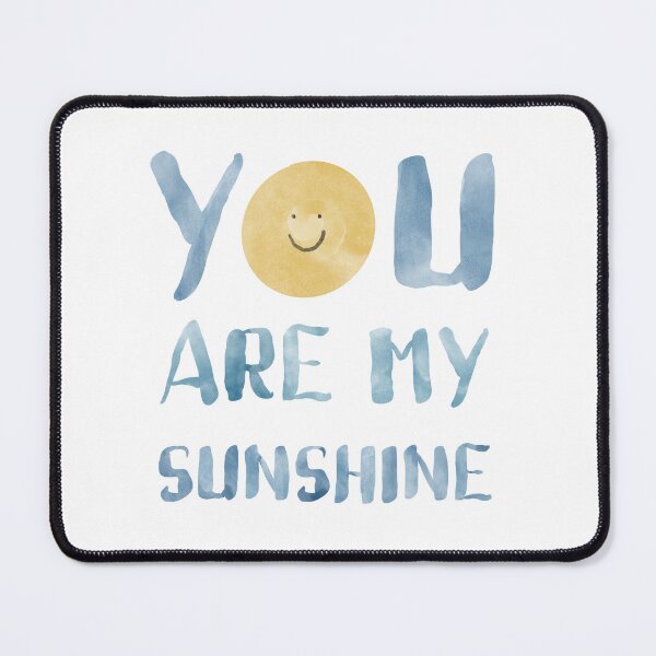 Item preview, You are my sunshine- blue yellow watercolour designed and sold by Inktown.