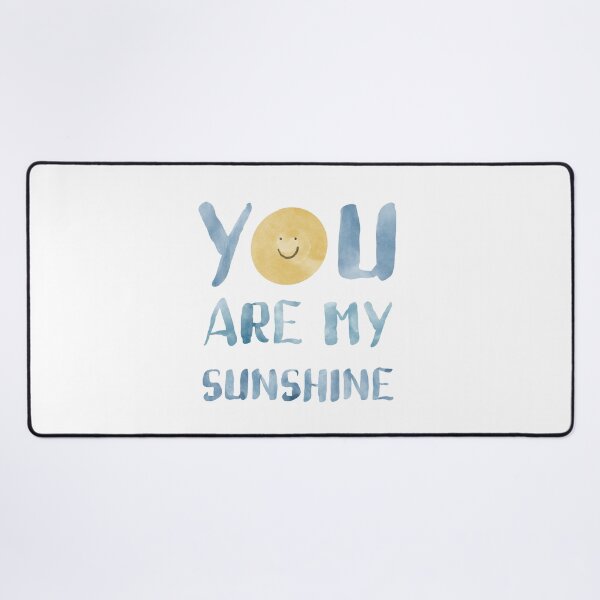 Item preview, You are my sunshine- blue yellow watercolour designed and sold by Inktown.