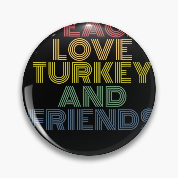 Item preview, Peace Love Turkey And Friends Thanksgiving Funny T-Shirt designed and sold by BregerMallory.