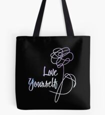 BTS - Love Yourself Black Version Tote Bag