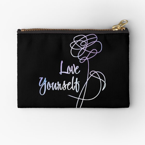 BTS - Love Yourself Black Version Zipper Pouch