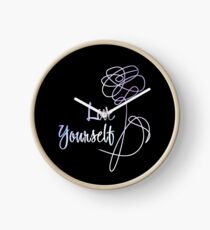 BTS - Love Yourself Black Version Clock